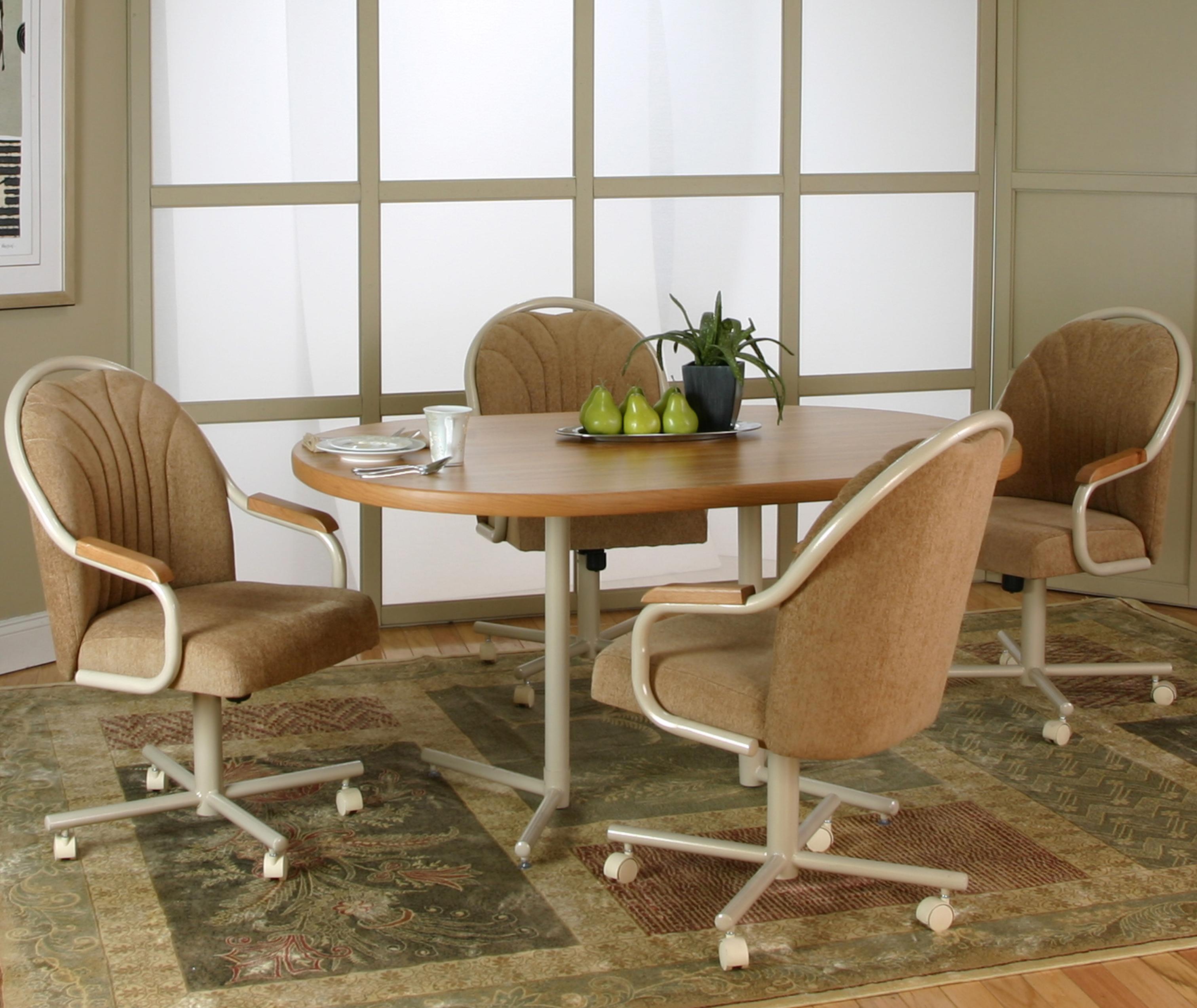 Cramco, Inc Blair 5 Piece Dining Table and Motion Chair Set Value